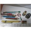 Image 1 : vintage pencils, bullet pencil, type writer oil, etc.