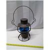 Image 3 : NYCS blue Trainman lantern ( green when lit)