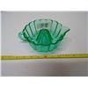 Image 1 : Green Uranium glass juicer ( chip on lip)