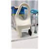 Image 3 : Assisted bath items - shower chair & bathtub safety rail