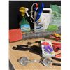 Image 3 : lot of garden tools sprays small roll chicken wire misc. gardening items