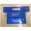 Image 2 : 3 blue plastic coin holders