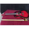 Image 1 : Jay Jr red acoustic guitar