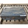 Image 1 : 29x18x8" Tall very weathered antique suitcase