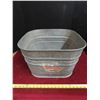 Image 1 : galvanized tub