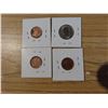 Image 2 : Lot of 3 2003, 1952-2002, 2000 1 cent coins MS-63 and 2007 sp-66 RCm logo 25 cent coin