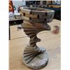 Image 2 : wooden plant stand 19"L