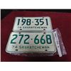 Image 1 : 1974 Saskatchewan plates