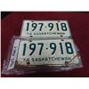 Image 1 : matching 1974 Saskatchewan plates
