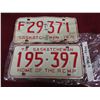 Image 1 : 71,73 Saskatchewan plates