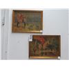 Image 1 : Small Framed Art The Hunt - 2 Pc.