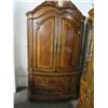 Image 8 : Michael Amini Burl/Marble Top High Boy Dresser/Nightstand/Armoire -
