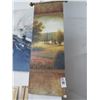Image 1 : Tapestry Style Hanging Wall Art of Italian Countryside