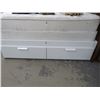 Image 1 : White Full Bed Platform w/4 Drawers