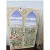 Image 1 : Window Style Wall Art w/View of Italian Countryside