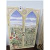 Image 1 : Window Style Wall Art w/View of Italian Countryside