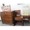 Image 1 : Mahogany Queen Sleigh Bed w/4/3 Dressers/2 Nightstands