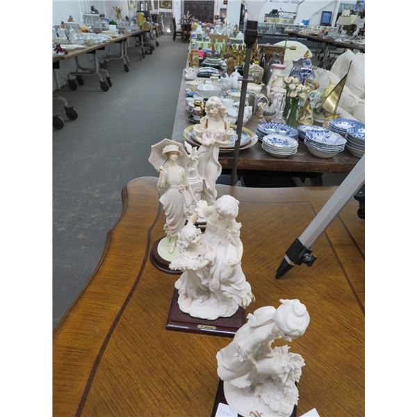 4-Armani Lady Figural Statuary - 4 X $