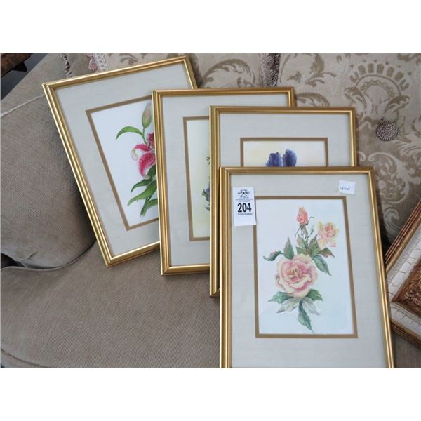 Small Framed Floral Wall Art - 4