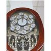 Image 2 : Small World Cherry Oval Ornate Wall Clock