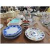 Image 2 : Large Lot w/Art Glass, Paperweight, Candlesticks, Designer Plates and Bowls