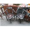 Image 1 : Oriental Mop Corner Chairs - Pair