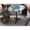 Image 1 : Round Marble Top Cast Base Bistro Table