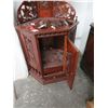 Image 3 : Ornately Carved Cherry Corner Cabinet