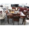 Image 1 : Mahogany Dining Table w/4 Chairs