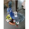Image 2 : Flamingo On Bird Bath Garden Décor