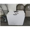 Image 1 : 5-Plastic Folding 6' Banquet Tables - 5 X $