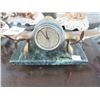 Image 2 : Brass w/Marble Base Airplane Desk Clock