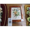 Image 2 : Capodimonte Style Floral Wall Décor - 3 Pcs.