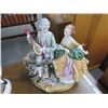 Image 4 : Capodimonte Flower Girl/Couple Figurines - 4
