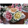 Image 2 : 4-Capodimonte Floral Basket Centerpiece - 4 X $