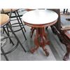 Image 3 : Antique Mahogany Marble Top Small Tables - 2