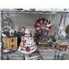 Image 1 : 12-Christmas Village Houses - 12 X $