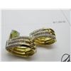 Image 2 : 18K YG Diamond Earrings, Approx. 2.5 CT Diamonds, 29.3 Grams - Retail