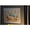 Image 2 : FRAMED PAINTING, "PORTRAIT OF MADAME RECAMIER"; SIGNED P. HUAUME 1989