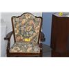 Image 1 : FLORAL EMBROIDERED ROCKING CHAIR