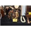 Image 1 : COLLECTION OF HAWAIIAN KUKUI & SHELL LEI (11 PCS) (DOES NOT INCLUDE BASKET)