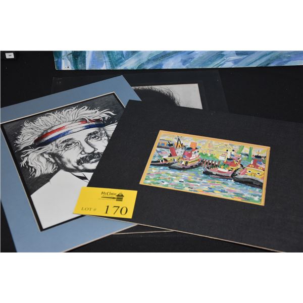 UNFRAMED PRINTS (3 PCS)