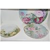 Image 2 : COLLECTION OF PORCELAIN PLATES (FLOWERS) (17 PCS)