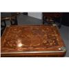 Image 2 : FRENCH FLIP TOP GAME TABLE W/MARQUETRY INLAY & GAME DRAWER