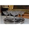 Image 2 : CRYSTAL CHAMPAGNE GLASSES (6 PCS) (DOES NOT INCLUDE TRAY)