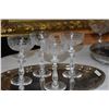 Image 2 : CRYSTAL FRONTENAC BY ROCK SHARPE TALL SHERBET/CHAMPAGNE GLASSES (4 PCS) (DOES NOT INCLUDE TRAY)