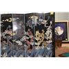 Image 8 : CHINESE COROMANDEL 8 PANEL SCREEN, 9 IMPERIAL DRAGONS (128" X 83")