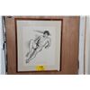 Image 1 : KOA FRAMED NUDE PRINT, SIGNED SIMONSON (DOUGLAS), 40/100 (28 1/2" X 26 1/2")