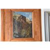 Image 2 : FRAMED OIL ON CANVAS BY D. HOWARD HITCHCOCK (1861-1943), UNKNOWN TITLE DEPICTING A HAWAIIAN LANDSCAP