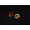 Image 2 : LOOSE FACETED GOLDEN YELLOW CITRINE; CITRINE GEMSTONES (22.42 CT) (2 PCS)